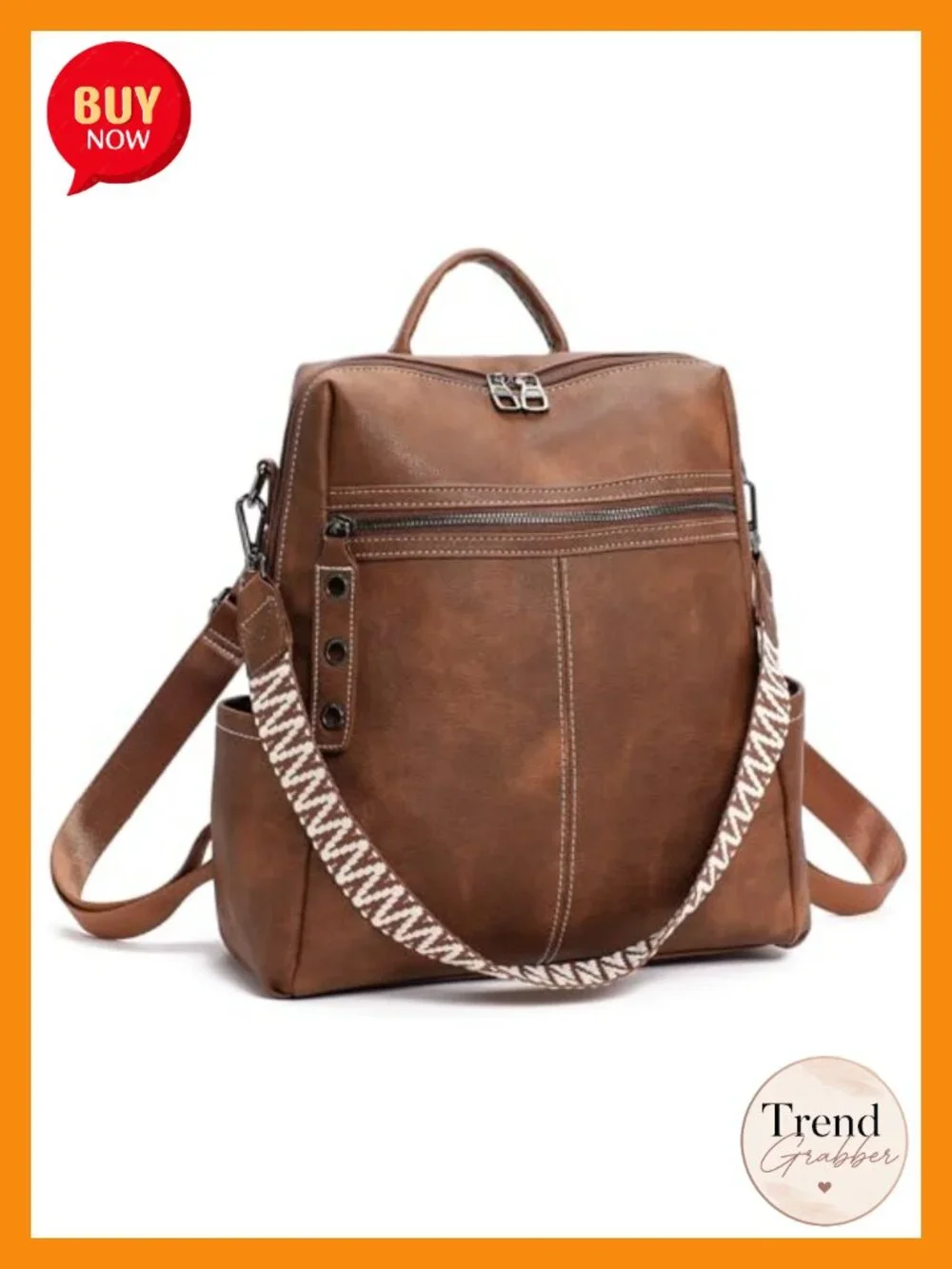 Women's PU Leather Fashion Backpack Purse Travel Daypack Shoulder Bag